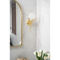 Load image into Gallery viewer, Ava Brass Alabaster Sconce