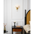 Load image into Gallery viewer, Ava Brass Alabaster Sconce