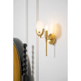 Load image into Gallery viewer, Ava Brass Alabaster Sconce