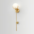 Load image into Gallery viewer, Ava Brass Alabaster Sconce