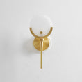 Load image into Gallery viewer, Ava Brass Alabaster Sconce