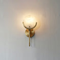Load image into Gallery viewer, Ava Brass Alabaster Sconce