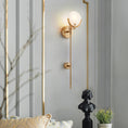 Load image into Gallery viewer, Ava Brass Alabaster Sconce