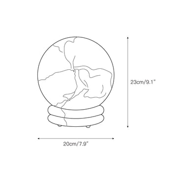 Ayesha Table Lamp – detail 3 — Dimension drawings 1