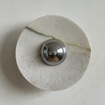 Load image into Gallery viewer, Calacatta Round Marble Sconce