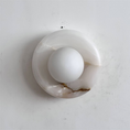 Load image into Gallery viewer, Orli White Jade Sconce