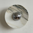 Load image into Gallery viewer, Calacatta Round Marble Sconce