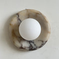 Load image into Gallery viewer, Orli Beige Marble Sconce