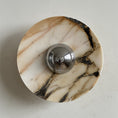 Load image into Gallery viewer, Calacatta Round Marble Sconce