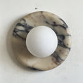 Load image into Gallery viewer, Orli Beige Marble Sconce