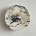 Load image into Gallery viewer, Calacatta Round Marble Wall Sconce