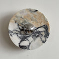 Load image into Gallery viewer, Calacatta Round Marble Wall Sconce