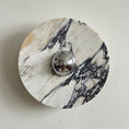Load image into Gallery viewer, Calacatta Round Marble Wall Sconce
