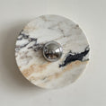 Load image into Gallery viewer, Calacatta Round Marble Wall Sconce