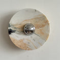 Load image into Gallery viewer, Calacatta Round Marble Wall Sconce