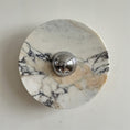 Load image into Gallery viewer, Calacatta Round Marble Wall Sconce