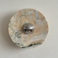 Load image into Gallery viewer, Calacatta Round Marble Wall Sconce