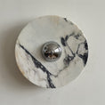 Load image into Gallery viewer, Calacatta Round Marble Wall Sconce