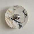 Load image into Gallery viewer, Calacatta Round Marble Wall Sconce