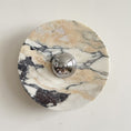 Load image into Gallery viewer, Calacatta Round Marble Wall Sconce
