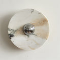 Load image into Gallery viewer, Calacatta Round Marble Wall Sconce