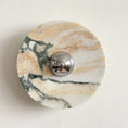 Load image into Gallery viewer, Calacatta Round Marble Wall Sconce