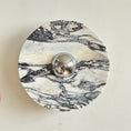 Load image into Gallery viewer, Calacatta Round Marble Wall Sconce