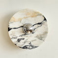 Load image into Gallery viewer, Calacatta Round Marble Wall Sconce