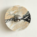 Load image into Gallery viewer, Calacatta Round Marble Wall Sconce