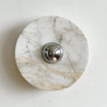 Load image into Gallery viewer, Calacatta Round Marble Wall Sconce