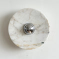 Load image into Gallery viewer, Calacatta Round Marble Wall Sconce
