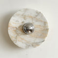 Load image into Gallery viewer, Calacatta Round Marble Wall Sconce