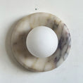 Load image into Gallery viewer, Orli Beige Marble Sconce