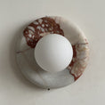 Load image into Gallery viewer, Orli Red Marble Sconce