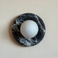 Load image into Gallery viewer, Orli Black Marble Sconce