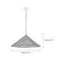 Load image into Gallery viewer, Bardi Scalloped Rattan Pendant Lamp