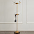 Load image into Gallery viewer, Baroque Brass Freestanding Coat Rack