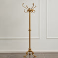 Charger l'image dans la visionneuse de la galerie, Baroque Brass Freestanding Coat Rack