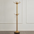 Load image into Gallery viewer, Baroque Brass Freestanding Coat Rack