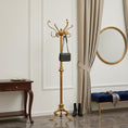 Charger l'image dans la visionneuse de la galerie, Baroque Brass Freestanding Coat Rack