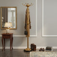 Load image into Gallery viewer, Baroque Brass Freestanding Coat Rack