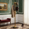 Charger l'image dans la visionneuse de la galerie, Baroque Brass Freestanding Coat Rack