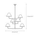 Charger l'image dans la visionneuse de la galerie, Basden Three Tier Chandelier