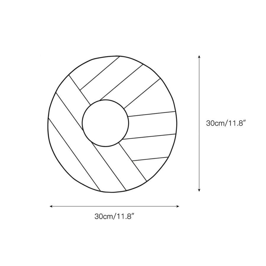 Battuto Marble Wall Lamp – detail 4 — Dimension drawings 1