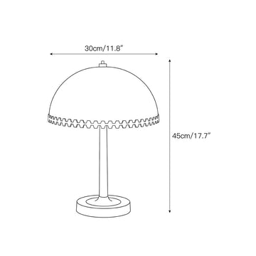 Baxter Alabaster Table Lamp – detail 3 — Dimension drawings 1