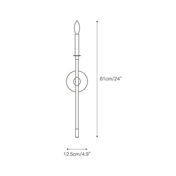 Bayview Wall Lamp – detail 4 — Dimension drawings 1