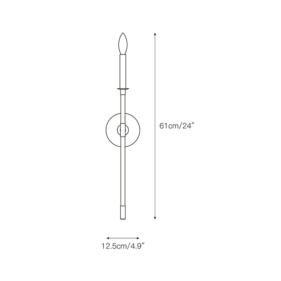 Bayview Wall Lamp – detail 4 — Dimension drawings 1