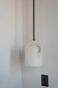 Load image into Gallery viewer, Belfry Arm Alabaster Pendant Lamp