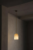Load image into Gallery viewer, Belfry Arm Alabaster Pendant Lamp