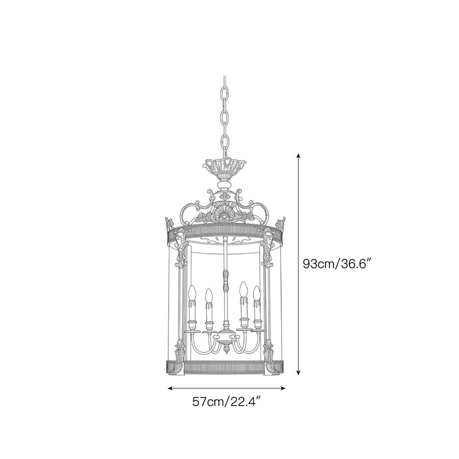 Belgrave Pendant Lamp – detail 3 — Dimension drawings 1